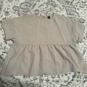 Dress shirt peplum style